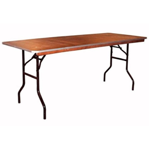 Houten klaptafel 1,83 x 0,83 Houten klaptafel 1,83 x 0,83